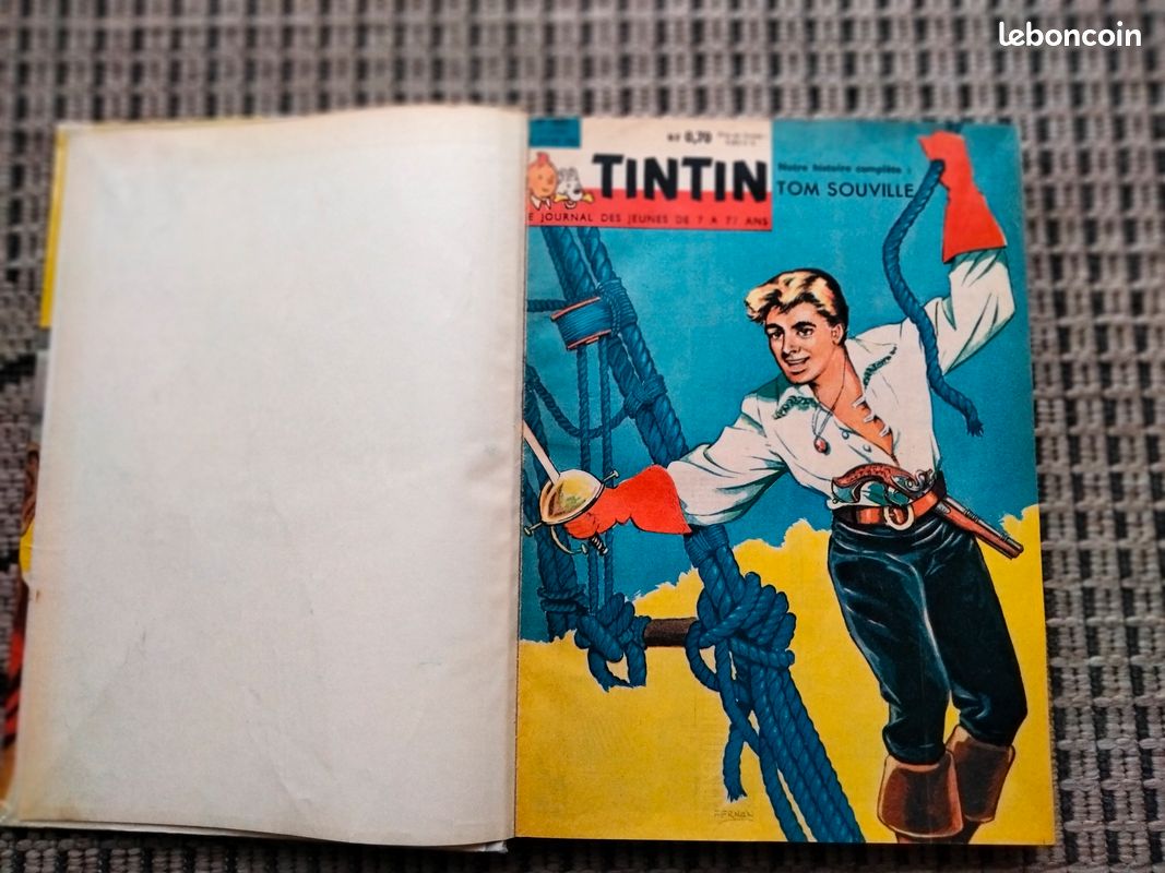 Bte 10 recueil Journal Tintin n° 50 de 1961 2eme ex (image 5)