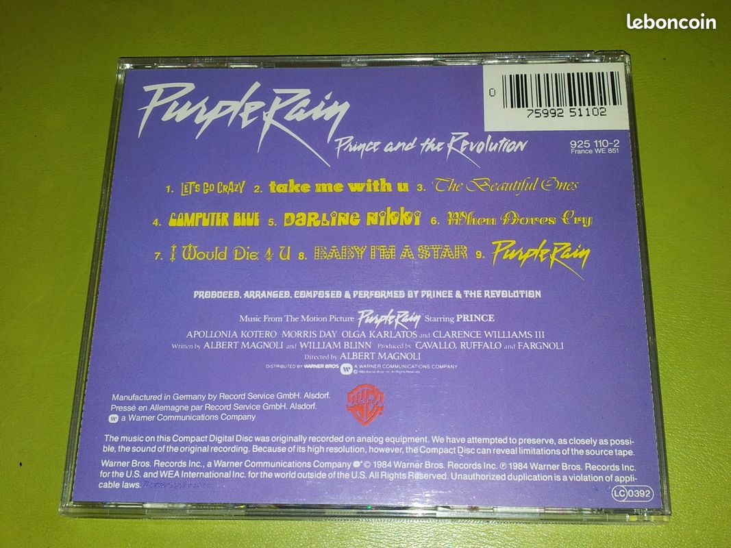Lot de 2 CD Prince (image 4)