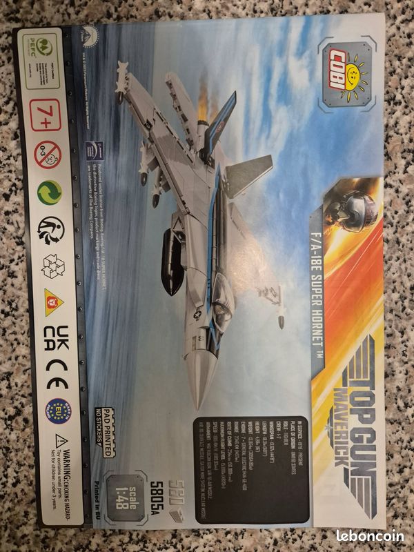 Lego Top Gun avion de chasse F/A-18E super hornet Jeux Jouets