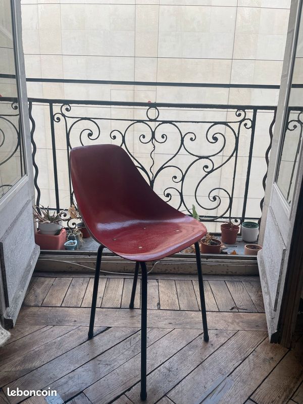 Chaise édition rare jean rené caillette coccinelle (image 1)