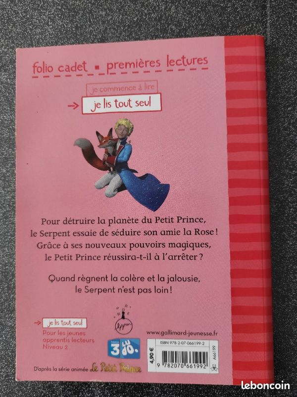 Lot 2 livres premières lectures "Le petit Prince" (image 5)