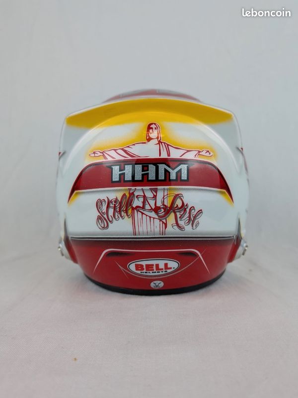 Casque Miniature Hamilton Mercedes F1 2019 – Échelle 1:2 – Bell – Neuf