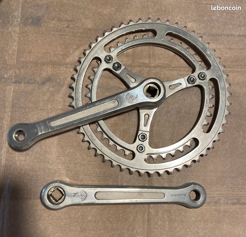 Pédalier Vintage Campagnolo Strada 170mm 144 BCD (1978) - Vélo Route Italien 9/16