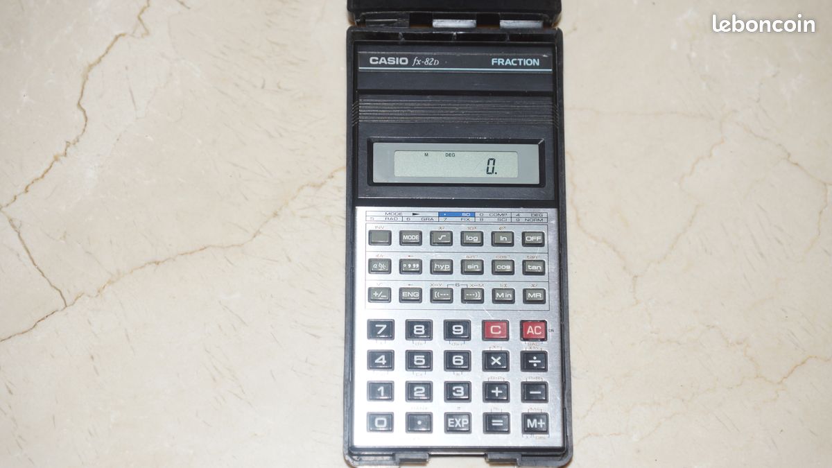 Calculatrice CASIO fx-82D fraction (image 1)