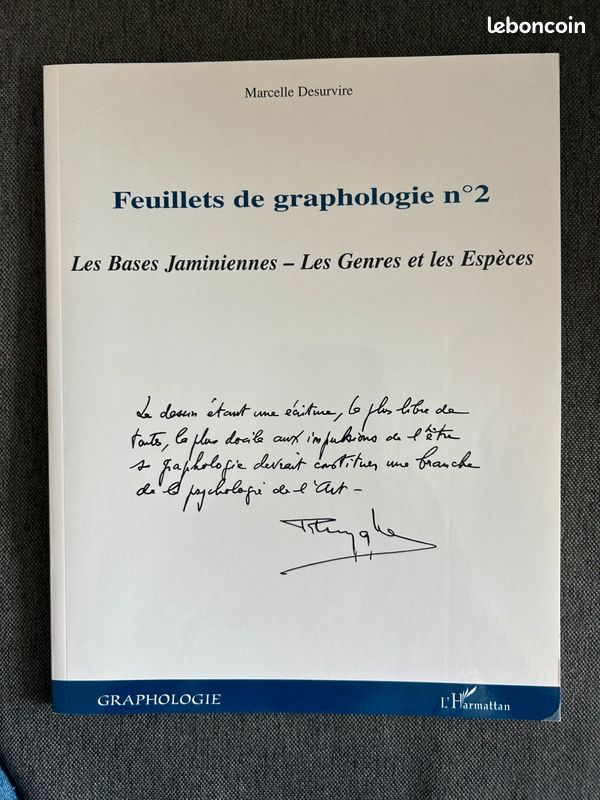 Feuillets de graphologie Marcelle Desurvire (image 2)