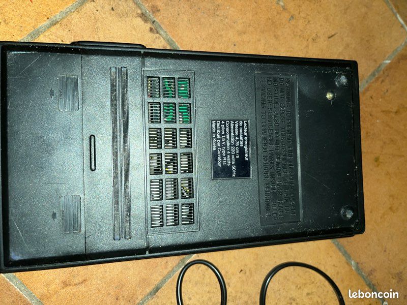 Magnétophone Portable Lecteur Enregistreur Cassette Vintage HERMÈS W115