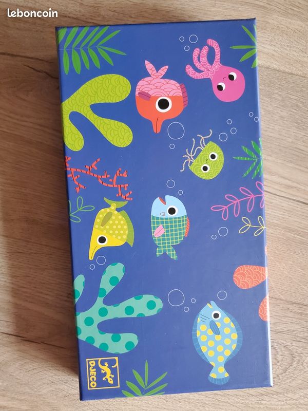 Jeu premier âge peche à la ligne bois djeco neuf (image 4)