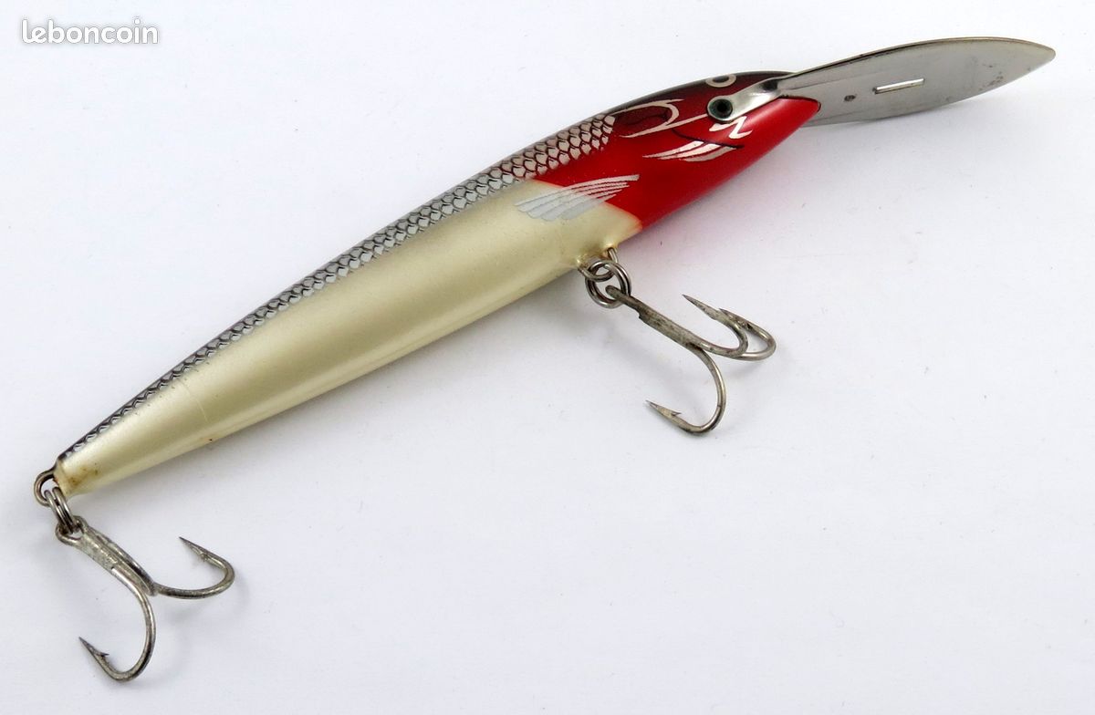 Lot De 2 Leurres Vintage Rapala – Magnum CD-18 SM Et Shad Rap SR-9S – Fabriqués En Finlande