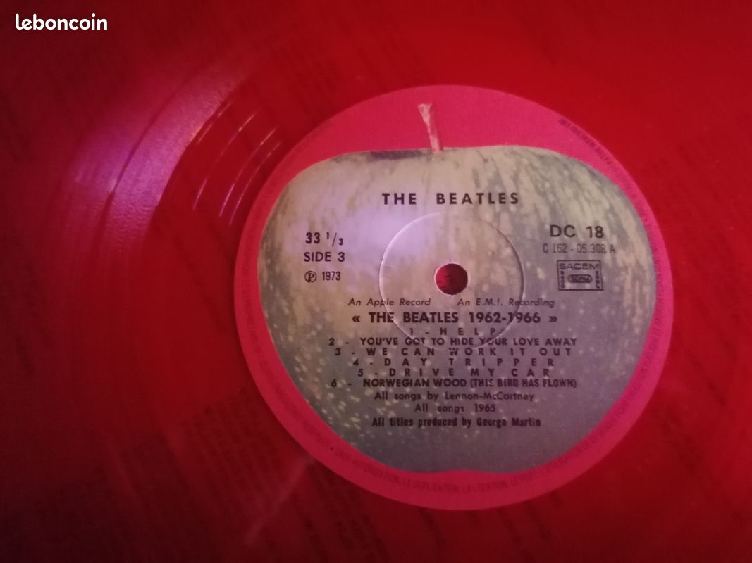Double vinyle Beatles 1962-1966 (image 1)
