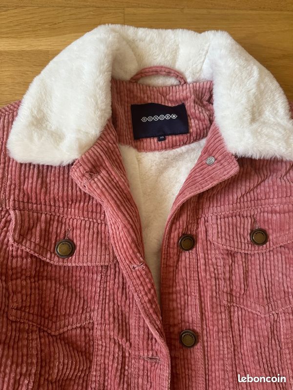 Veste Velours Côtelé Old Navy - Taille 4T - Rose - Occasion Très Bon État