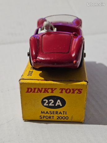 Dinky Toys Maserati Sport 2000 – Réf 22 A – Boîte D’origine Meccano France – 1965