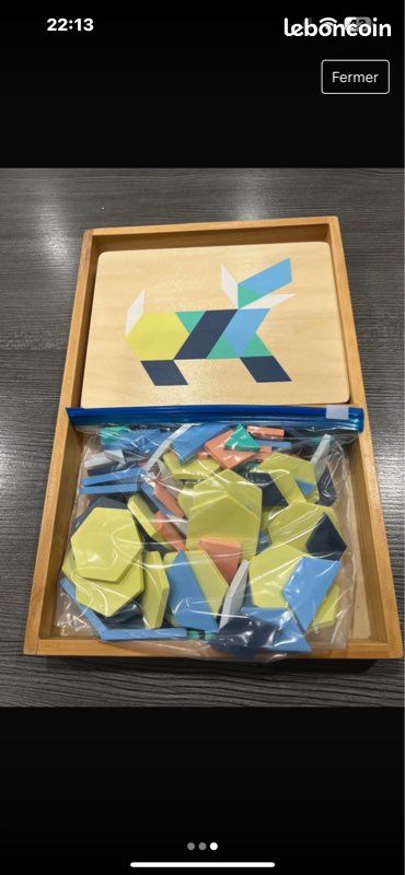 Tangram en bois (image 1)