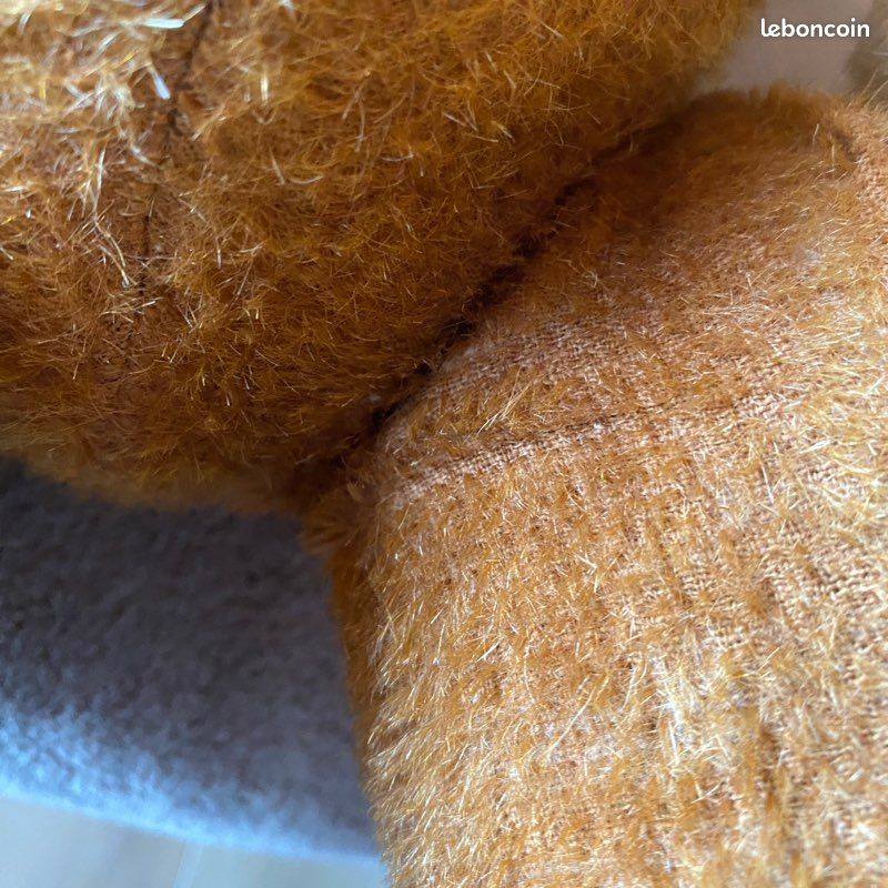 Ours en peluche ancien rempli de paille, peluche en coton, années 40, collection - Canada Ours en peluche ancien rempli de paille, peluche en coton, années 40, collection - Canada