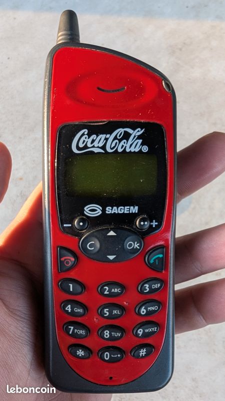 Téléphone portable Sagem Coca-Cola vintage (image 1)