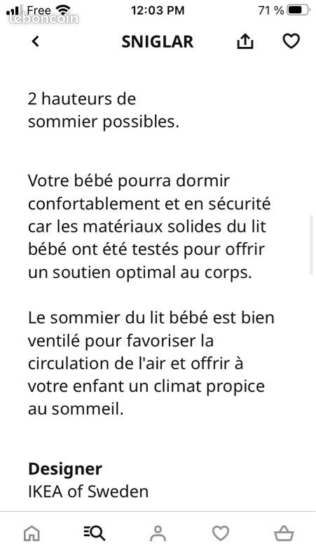 Lit bébé (image 5)