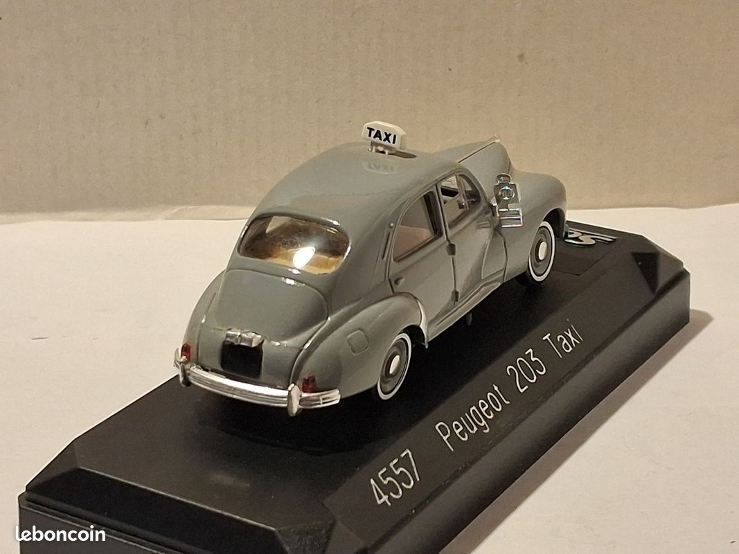 Modèle Réduit Peugeot 203 Taxi - Solido 1/43 - Occasion - Échelle 1:43 - Année 1959
