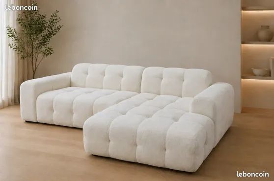 Canapé Angle BUBBLE COLLIAS 🛋️ Personnalisable • Confort Premium • Angle droit ou gauche - MARSEILLE (image 2)