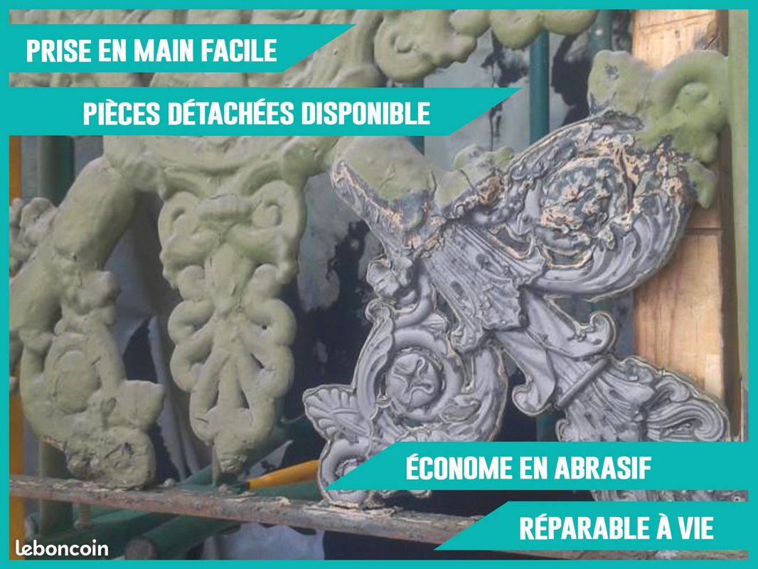 Aérogommeuse AEROCAP 301 – Décapage Bois & Métal – Garantie 5 Ans CUVE DE 4L (image 4)