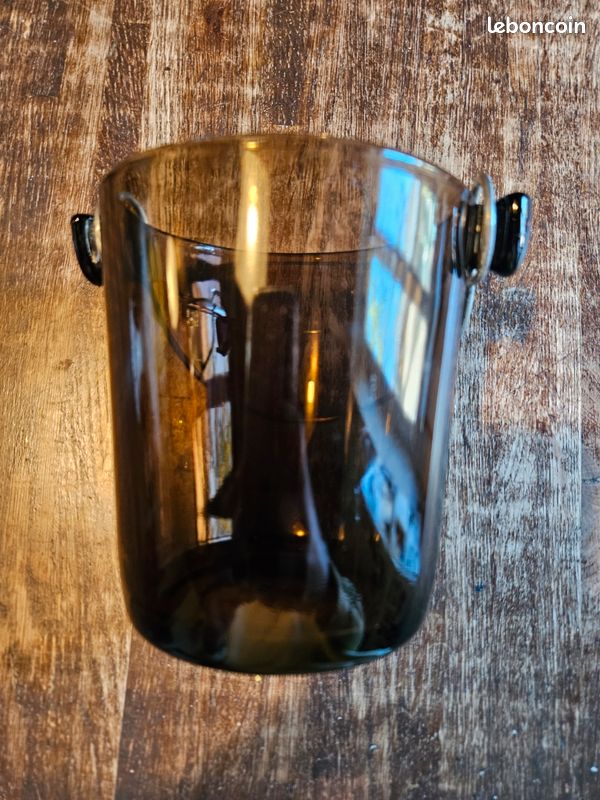 Lot seau à champagne, seau à glaçons et plateau en cuivre - Arts de la table