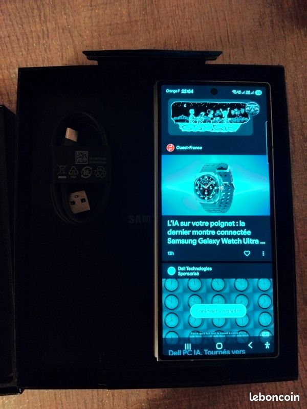 Samsung galaxy z fold 6 gris 256 go super etat (image 7)
