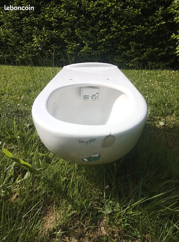Cuvette Alterna adaptée fauteuils roulants neuve avec un éclat (image 1)