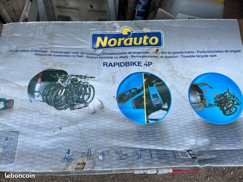 Biciclete Norauto Rapidbike 4s Porte Vélo Sur Attelage Pour Vélos