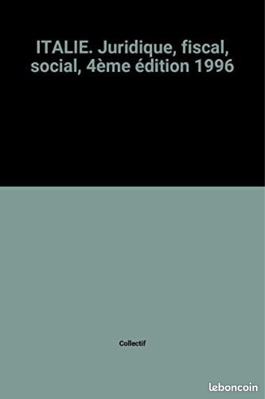Francis Lefebvre - ITALIE juridique fiscal social 4e édition (image 2)