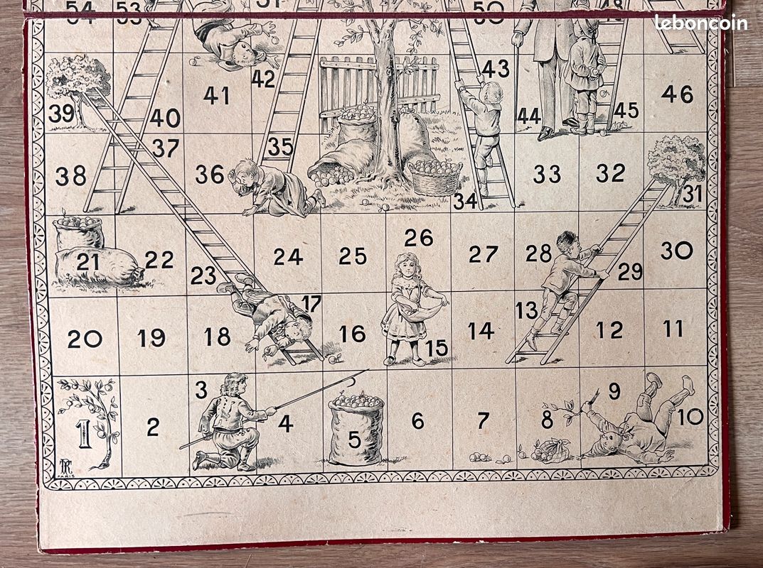 Jeu De Société Steeple Chase Vintage – Plateau Pliable – Années 40-50 – Jouet Ancien
