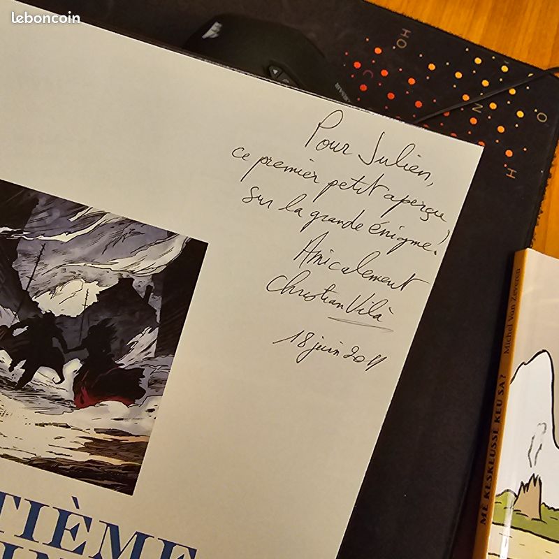 Bd dédicacée le huitième continent (image 3)