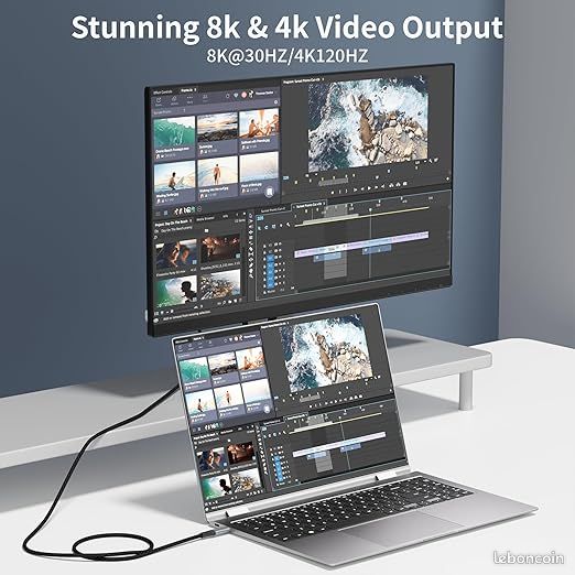 Câble Usb C Vers Usb C Pd 3.1 240W 5A 48V 2M Câble Usb C Charge Ultra