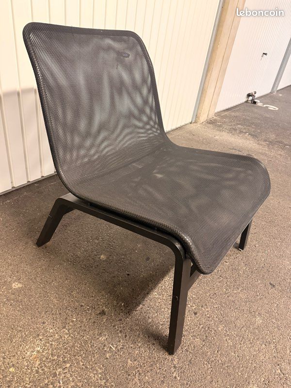 Fauteuil NOLMYRA noir (image 2)