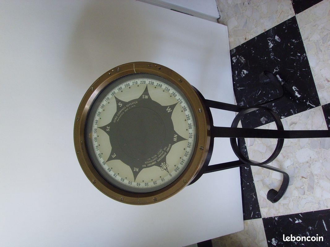 Gyroscope -compas en bronze (image 1)