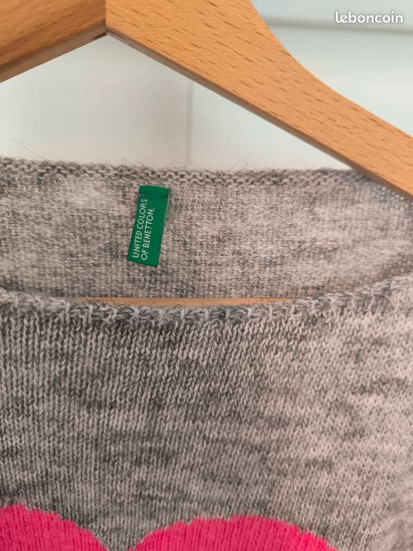Colors De Benetton 2023 Chemise Fille United Colors Of Benetton - Top En Gaze De Coton Avec Détails Dentelle Et élastique United Colors Of Benetton Magasins