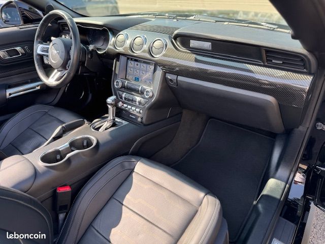 FORD MUSTANG V8 5.0 GT CABRIOLET PHASE 2 NOIR JANTES NOIR PACK PREMIUM *DISPO ET VISIBLE SUR NOTRE PARC* 48900eur (image 3)