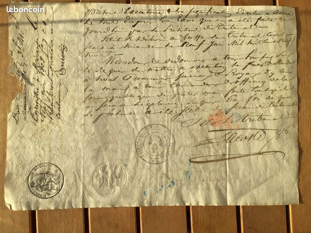 D'Esparbès de Monlaur 1828 Montesquiou Gers (image 3)