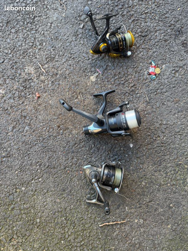 UN LOT DE 7 moulinets de pêche EUR 20,00 - FR