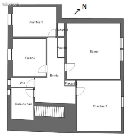 Appartement 4 pièces 77 m²