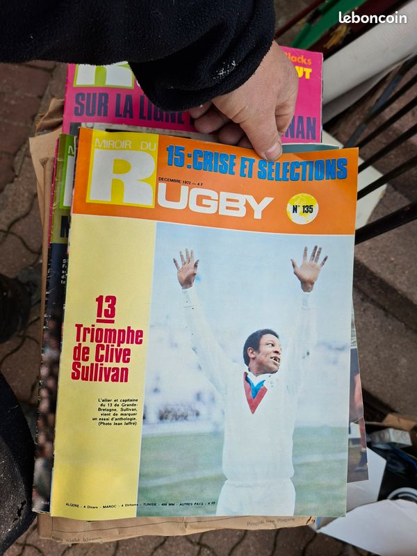 Poster Miroir Du Rugby : Joueurs Anciens - 10€ Pièce, Au Choix