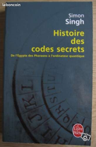 Histoire des codes secrets - Simon Singh (image 1)