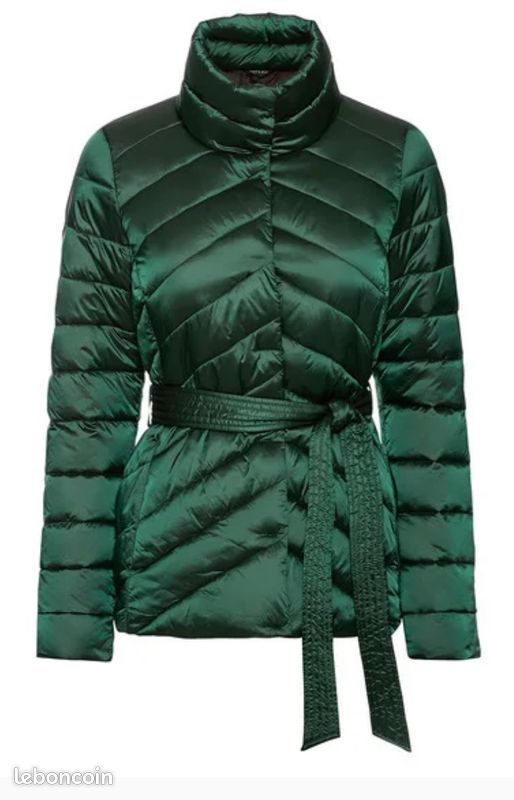 Doudoune légère vert émeraude Vêtements