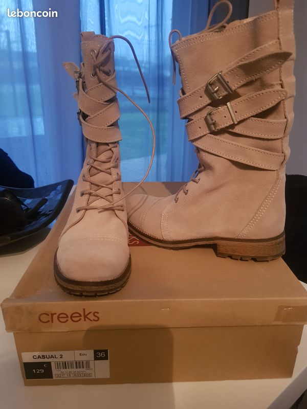 Bottines daim (image 1)