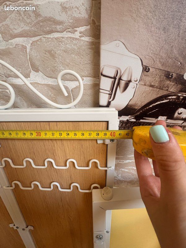 Coiffeuse avec miroir triptyque et tabouret (image 14)