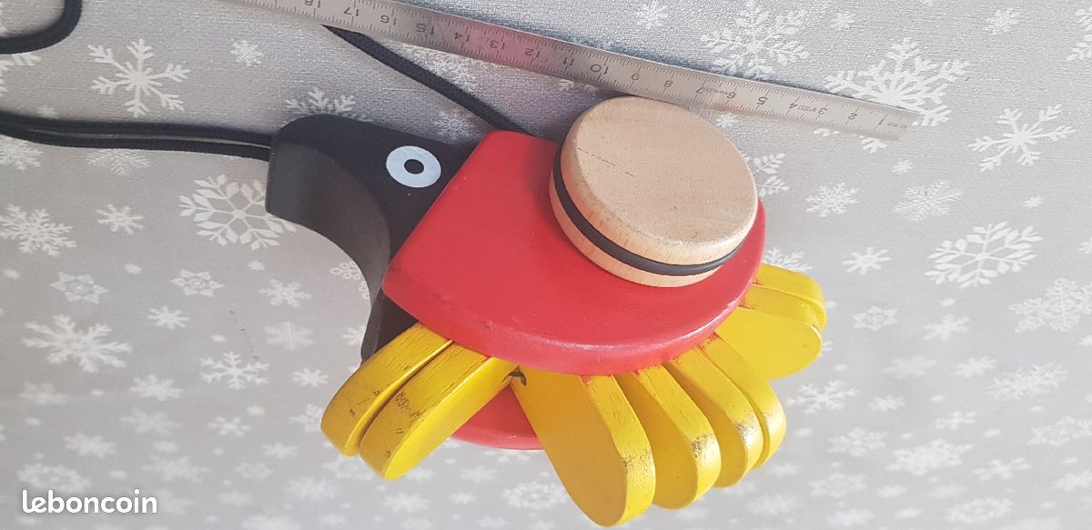 Jouet bois a tirer (image 3)