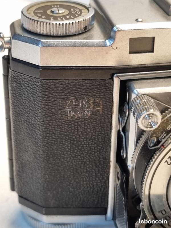 ZEISS IKON CONTINA Ic a, objectif Pantar 1:2,8 f45mm Bon état + pare