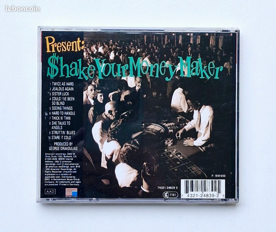 💿 cd - the black crowes : shake your money maker (image 2)