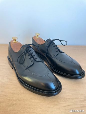 Chaussures BOWEN Huntingdon En Veau Noir - Taille 8,5 (42,5) - Chic - Occasion
