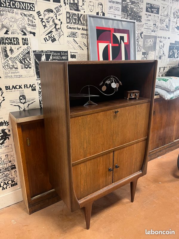 Petit secrétaire scandinave vintage (image 4)