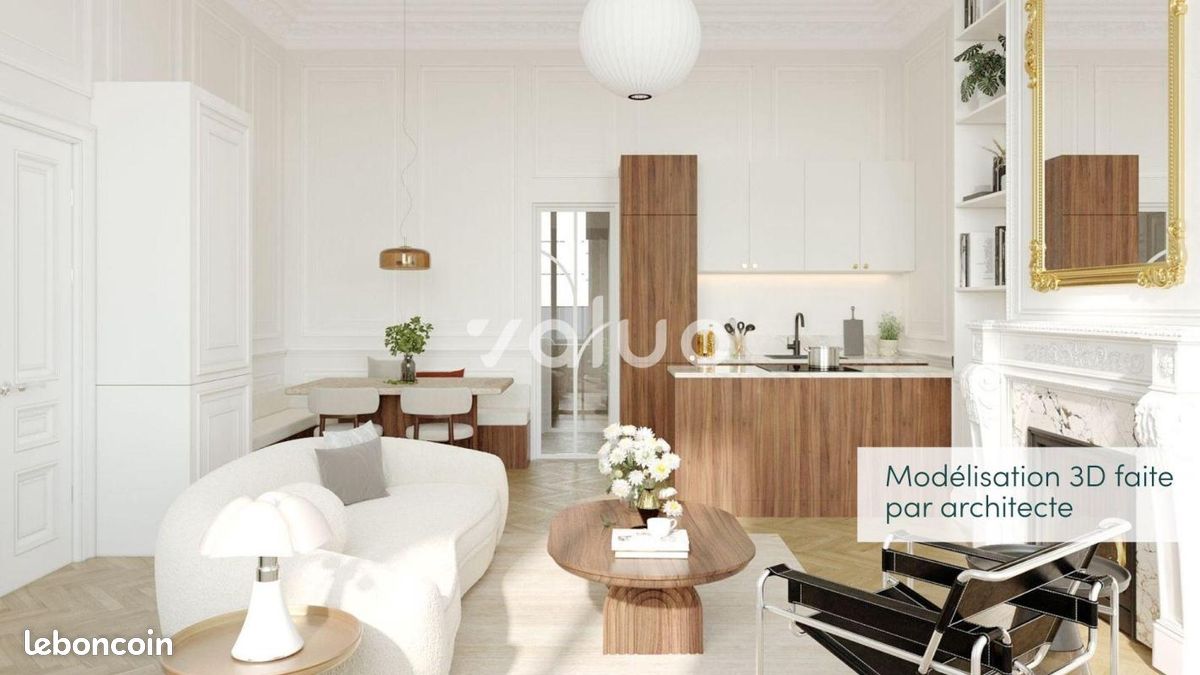 Appartement 2 pièces 59 m²