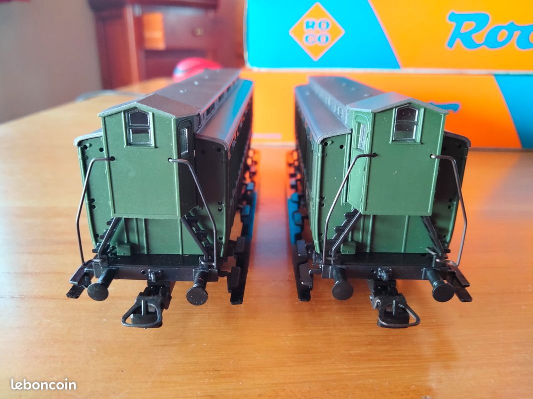 Roco HO - 2 Voitures Voyageurs DB Époque 4 (Réf 44439) - Boîte D'origine
