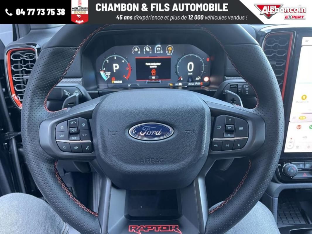 Ford Ranger DOUBLE CABINE 2.0 ECOBLUE 210 CH BVA10 RAPTOR Prix : 56658 HT SANS MALUS (image 6)